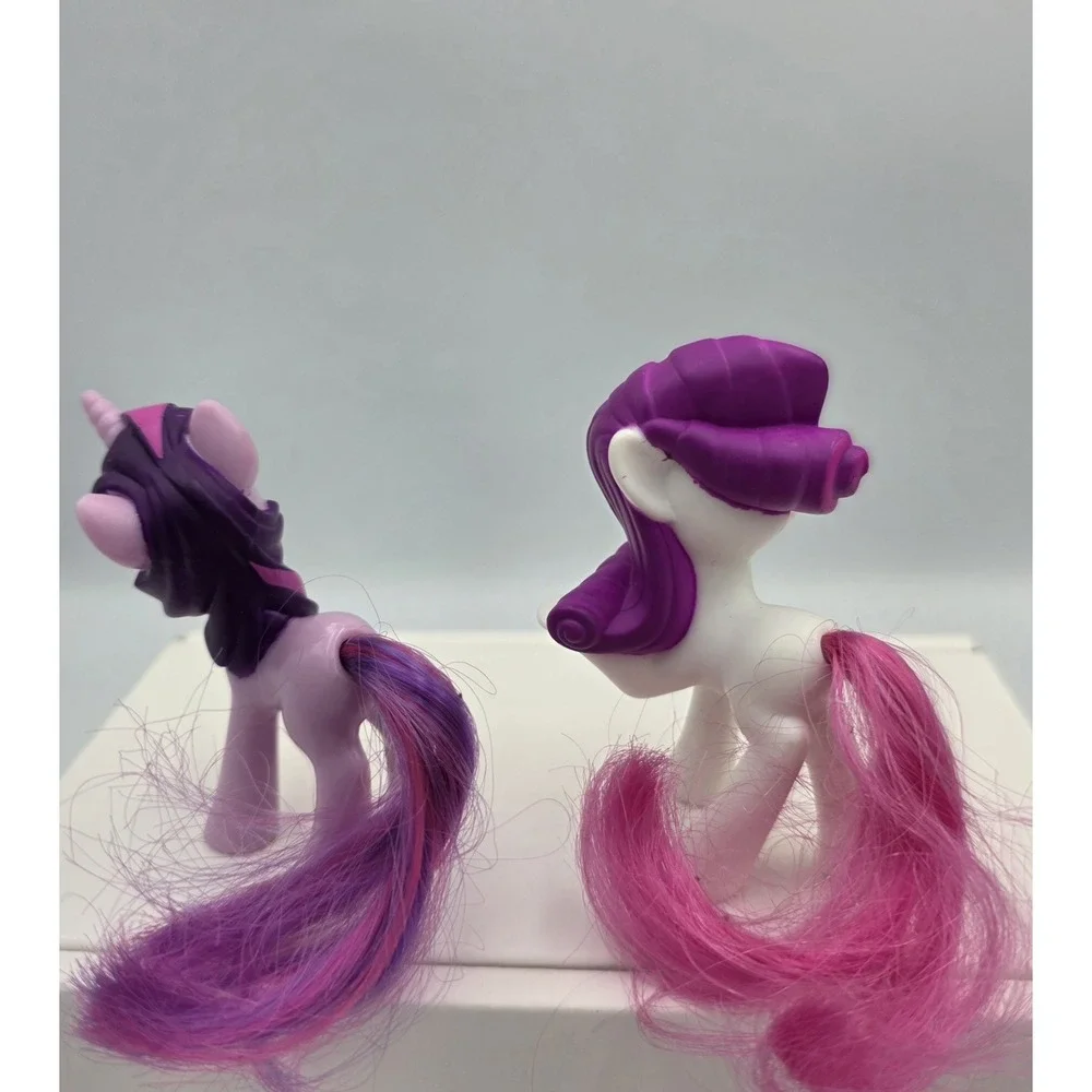My Little Pony Hasbro McDonald's 2011 Rarity & Twilight Sparkle 2.75